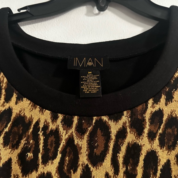 Iman Leopard Print Dress - Picture 3 of 4